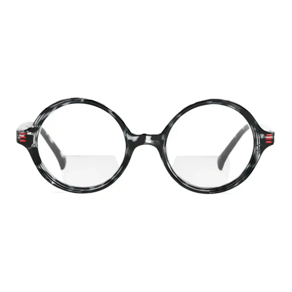 Round Small Lens Bifocal Reading Glasses Women Men