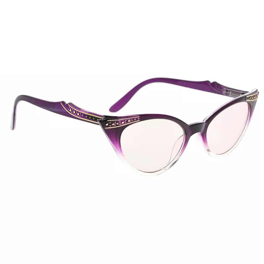 Cat Eye Blue Light Blocking Reading Glasses for Women