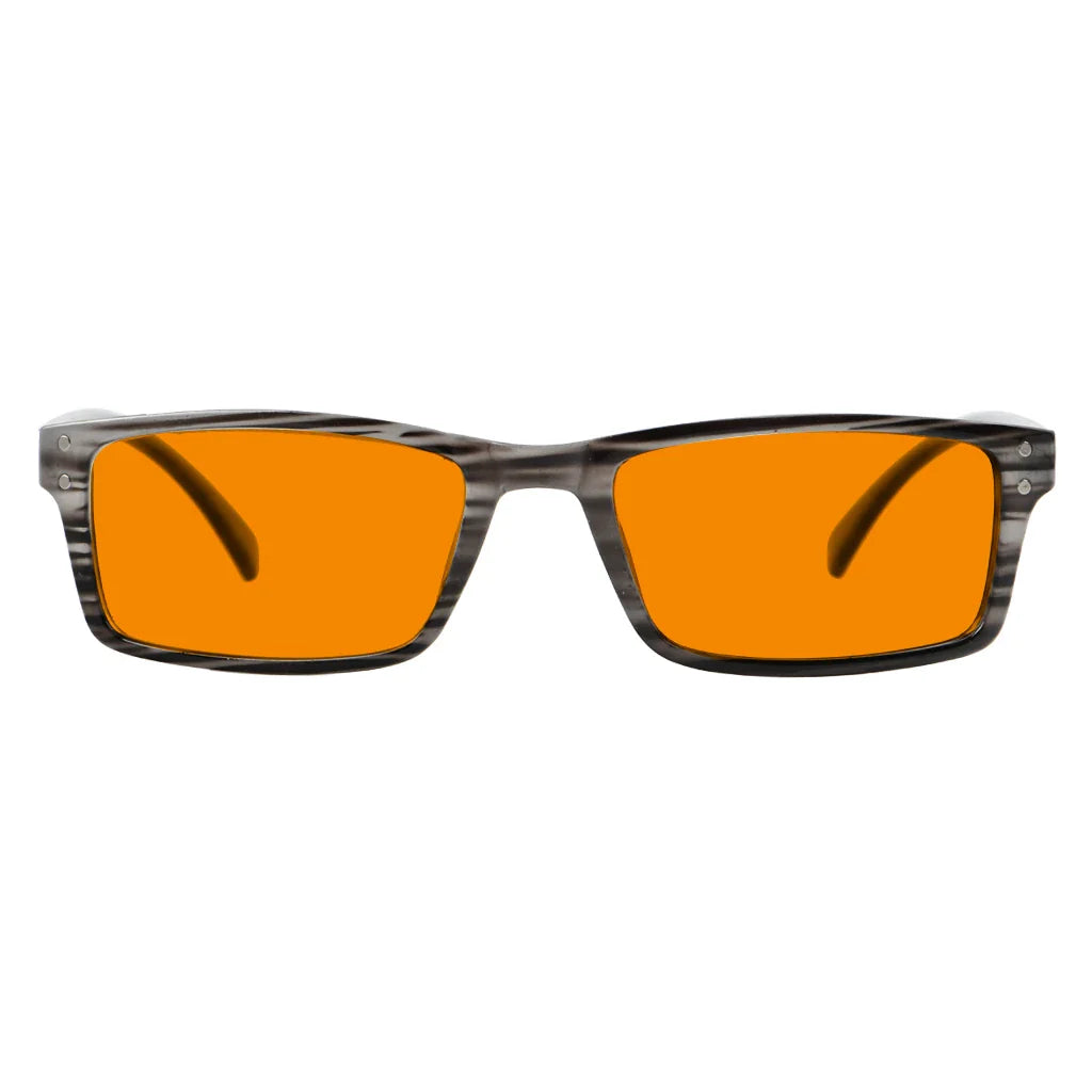 Orange Tinted Blue Light Blocking Reading Glasses Women Men