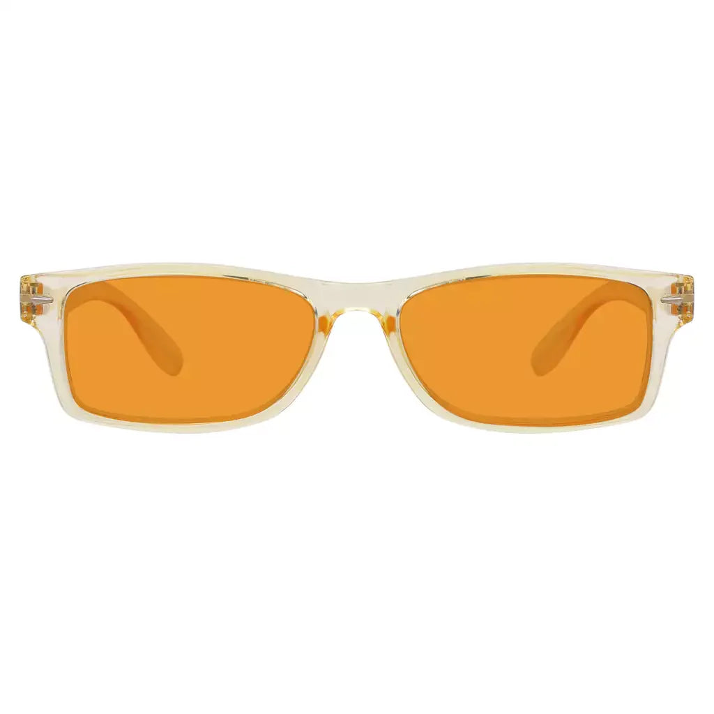 Orange Tinted Blue Light Blocking Reading Glasses Women