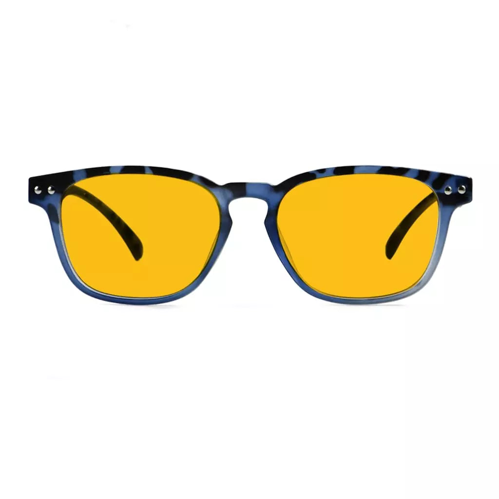 Amber Tinted Blue Light Blocking Reading Glasses Women