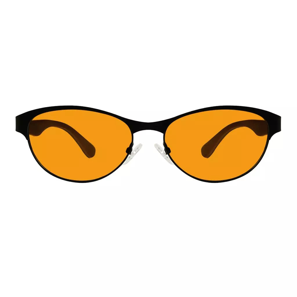 Cat-eye Blue Light Blocking Glasses Orange Tinted Women