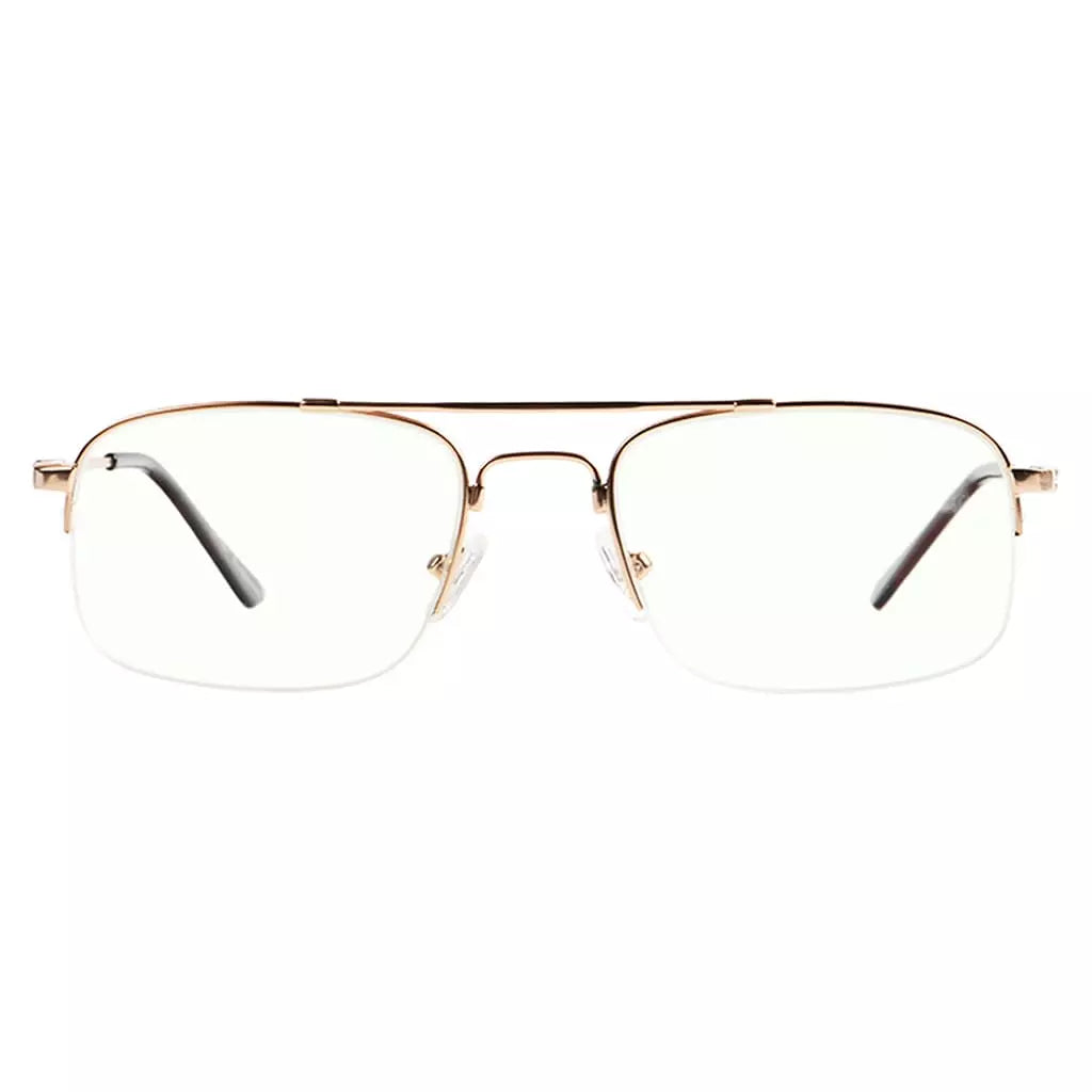 Progressive Titanium Blue Light Blocking Reading Glasses for Men and Women