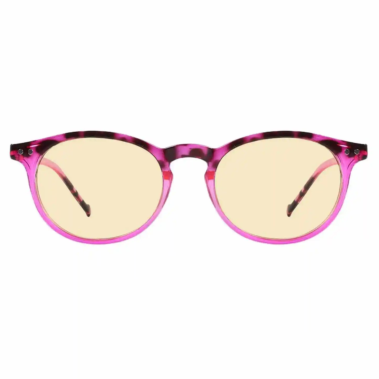 Oval Round Blue Light Blocking Reading Glasses Women