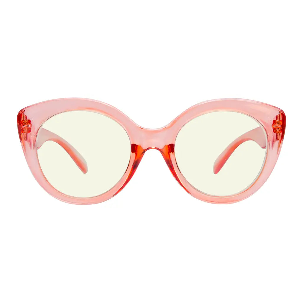 Round Blue Light Blocking Reading Glasses For Women