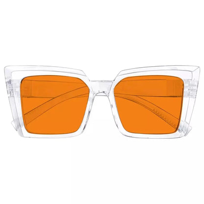 100% Blue Blocking Glasses Nighttime Large Frame Metalless NR2141-B98