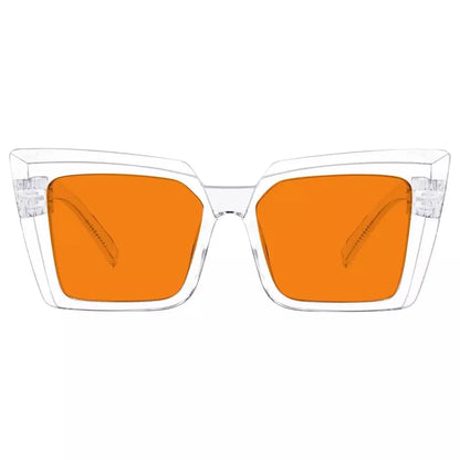 100% Blue Blocking Glasses Nighttime Large Frame Metalless NR2141-B98