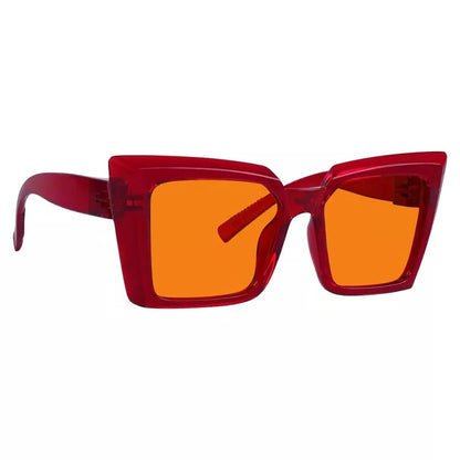 100% Blue Blocking Glasses Nighttime Large Frame Metalless NR2141-B98