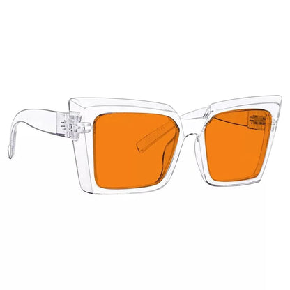 100% Blue Blocking Glasses Nighttime Large Frame Metalless NR2141-B98