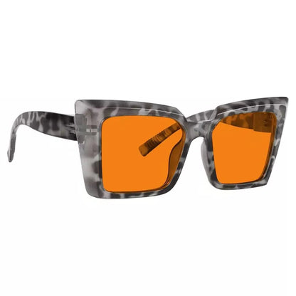 100% Blue Blocking Glasses Nighttime Large Frame Metalless NR2141-B98