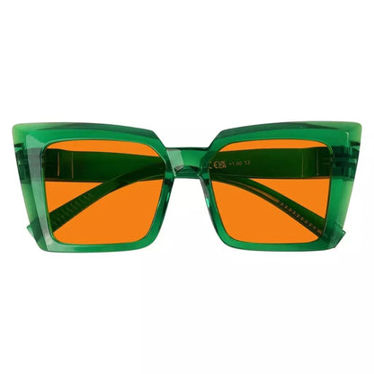 100% Blue Blocking Glasses Nighttime Large Frame Metalless NR2141-B98