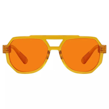 100% Blue Blocking Nighttime Pilot Screwless Eyeglasses NR2309-B98