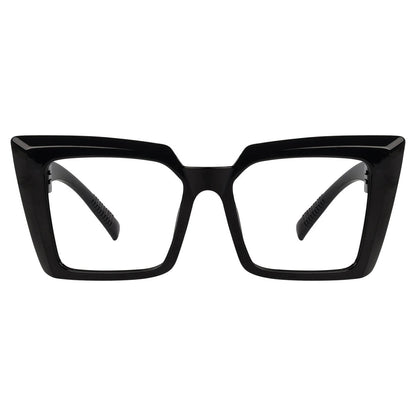 30% Blue Blocking Screwless Oversized Glasses Specs Women NR2141-B15