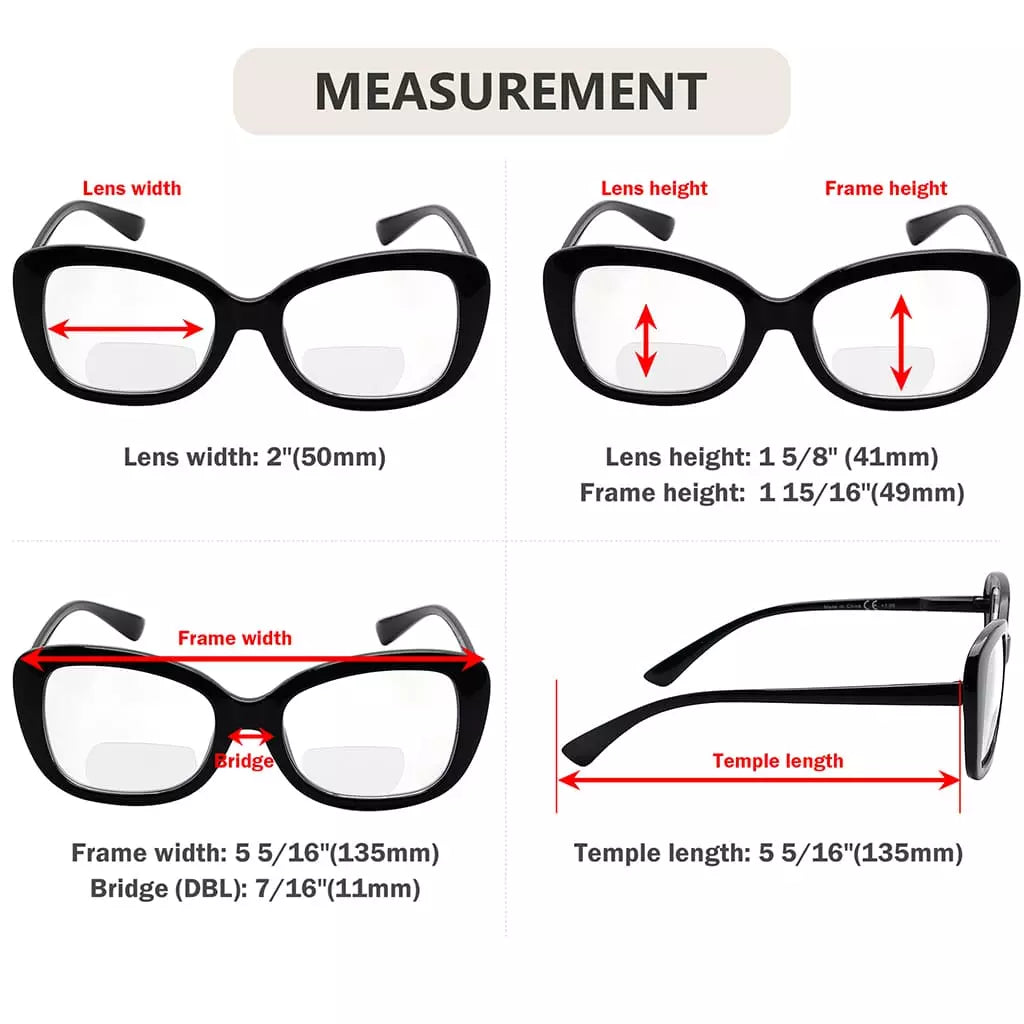Bifocal Reading Glasses for Women