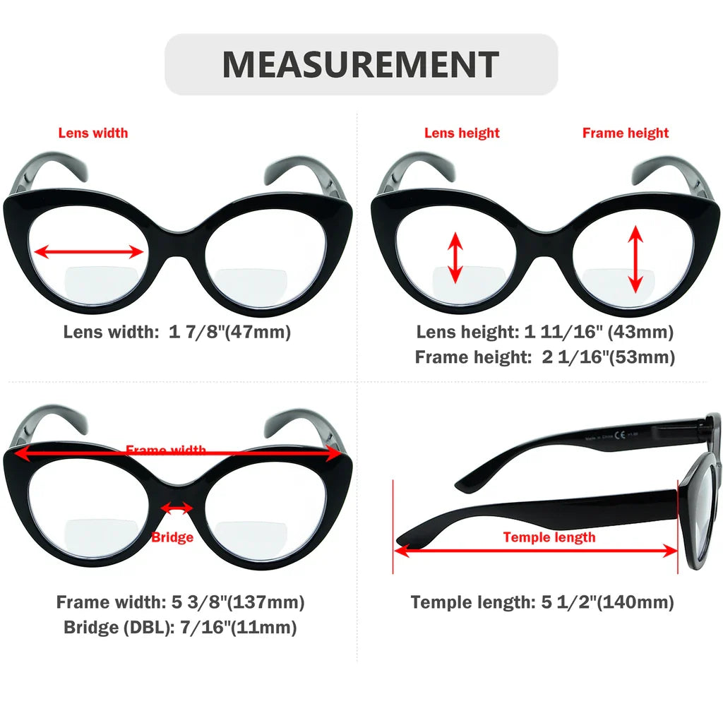 Bifocal Round Reading Glasses