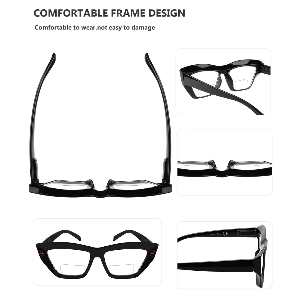 Cat-Eye Bifocal Reading Glasses Momen