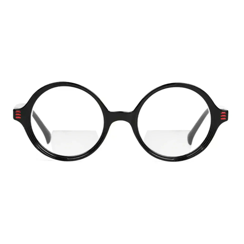 Round Small Lens Bifocal Reading Glasses Women Men