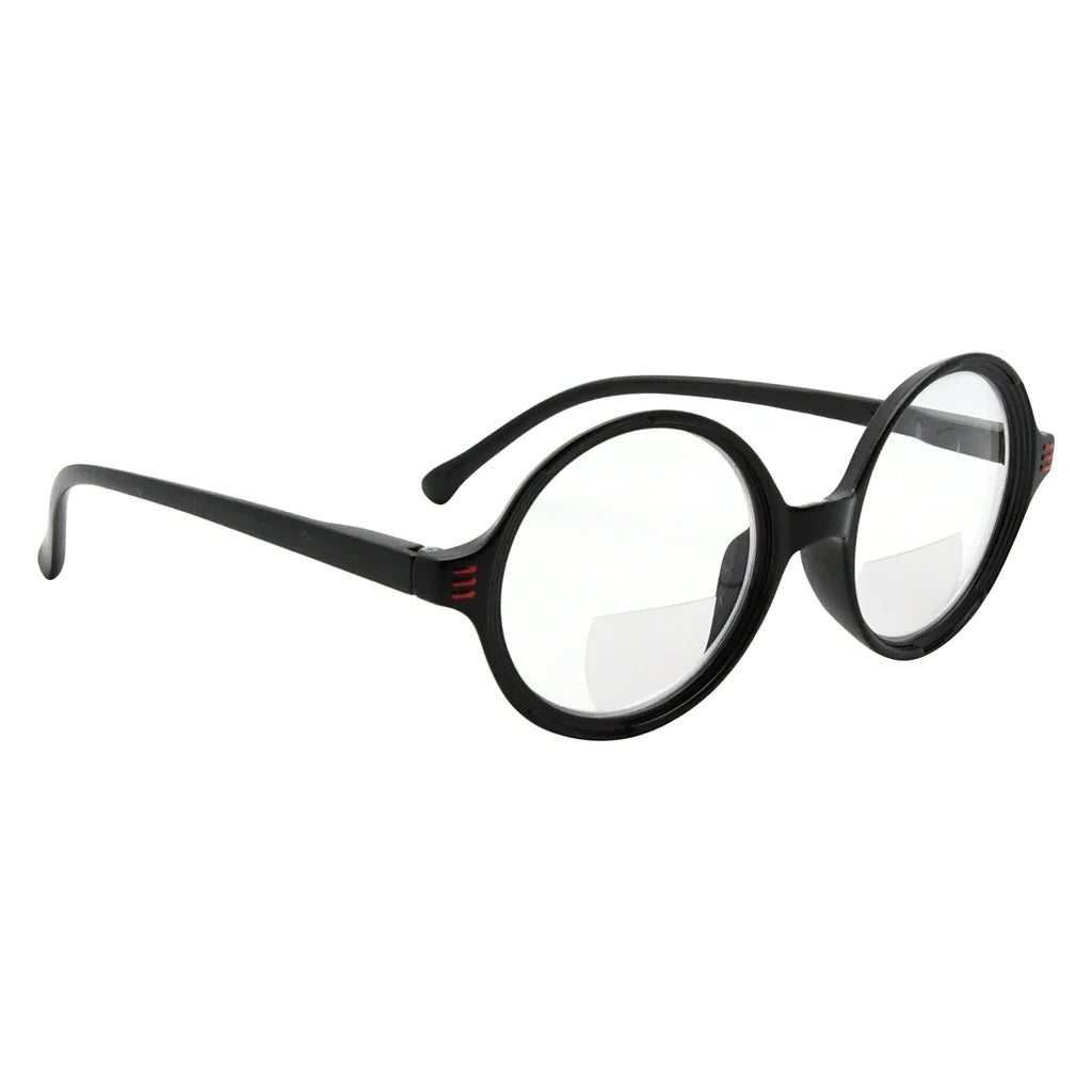 Round Small Lens Bifocal Reading Glasses Women Men