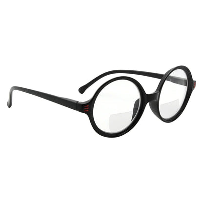 Round Small Lens Bifocal Reading Glasses Women Men