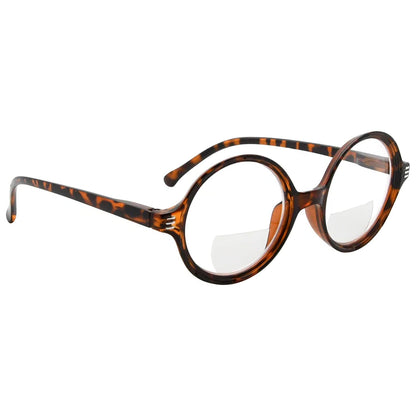 Round Small Lens Bifocal Reading Glasses Women Men
