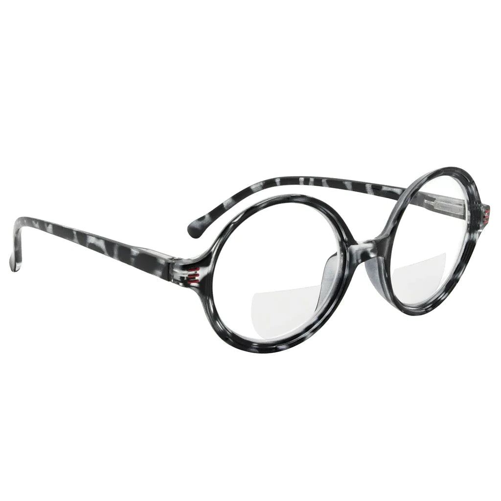Round Small Lens Bifocal Reading Glasses Women Men