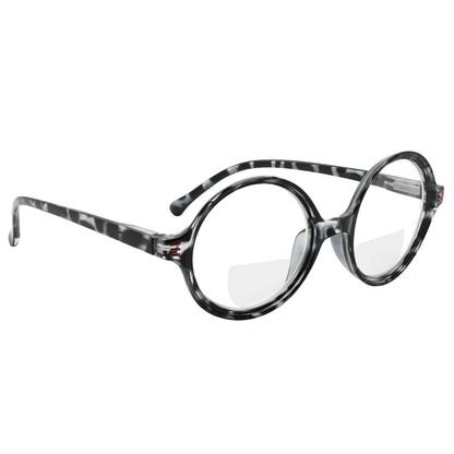 Round Small Lens Bifocal Reading Glasses Women Men