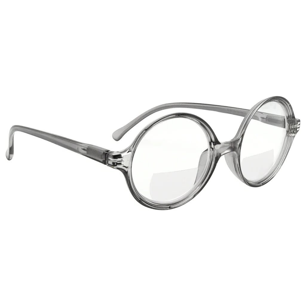 Round Small Lens Bifocal Reading Glasses Women Men