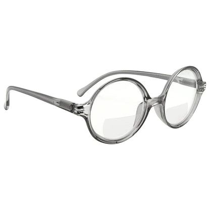 Round Small Lens Bifocal Reading Glasses Women Men