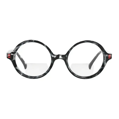 Round Small Lens Bifocal Reading Glasses Women Men