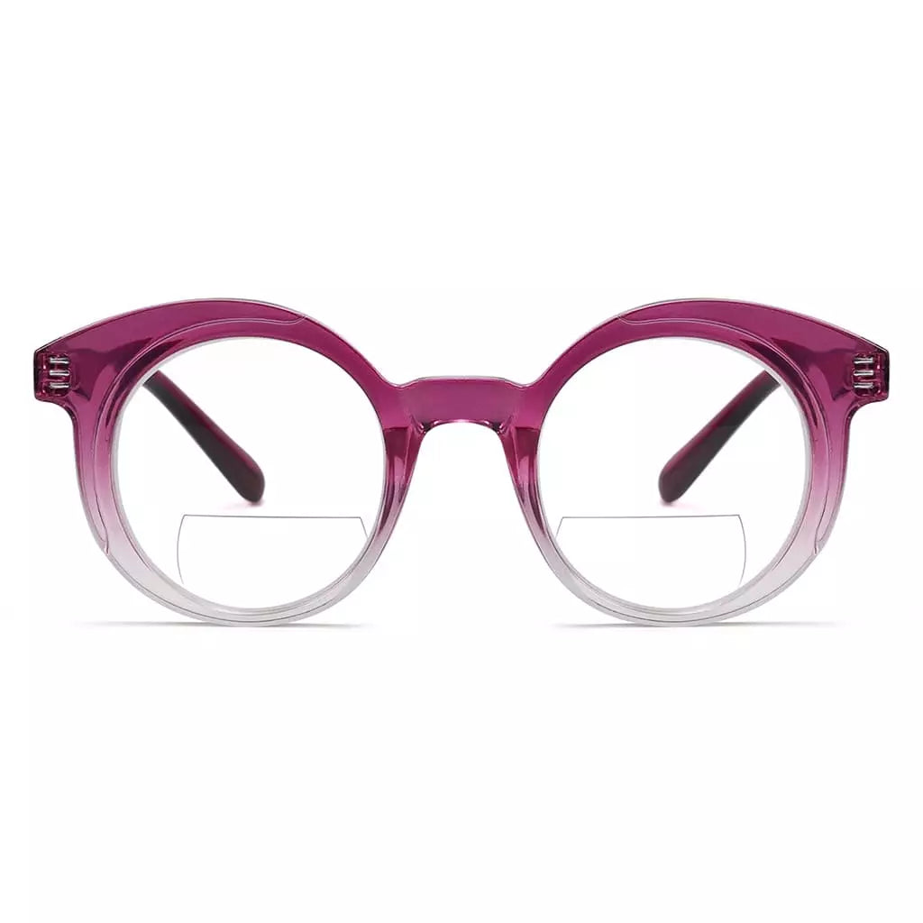 Small Round Bifocal Reading Glasses Women