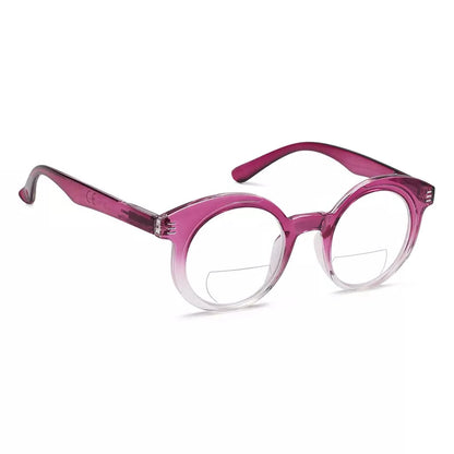 Small Round Bifocal Reading Glasses Women