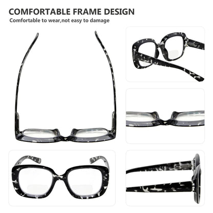 Square Bifocal Reading Glasses Women