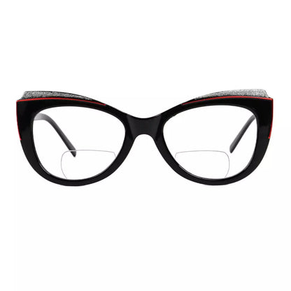 Cat-Eye Bifocal Reading Glasses for Women