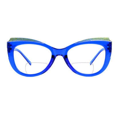 Cat-Eye Bifocal Reading Glasses for Women