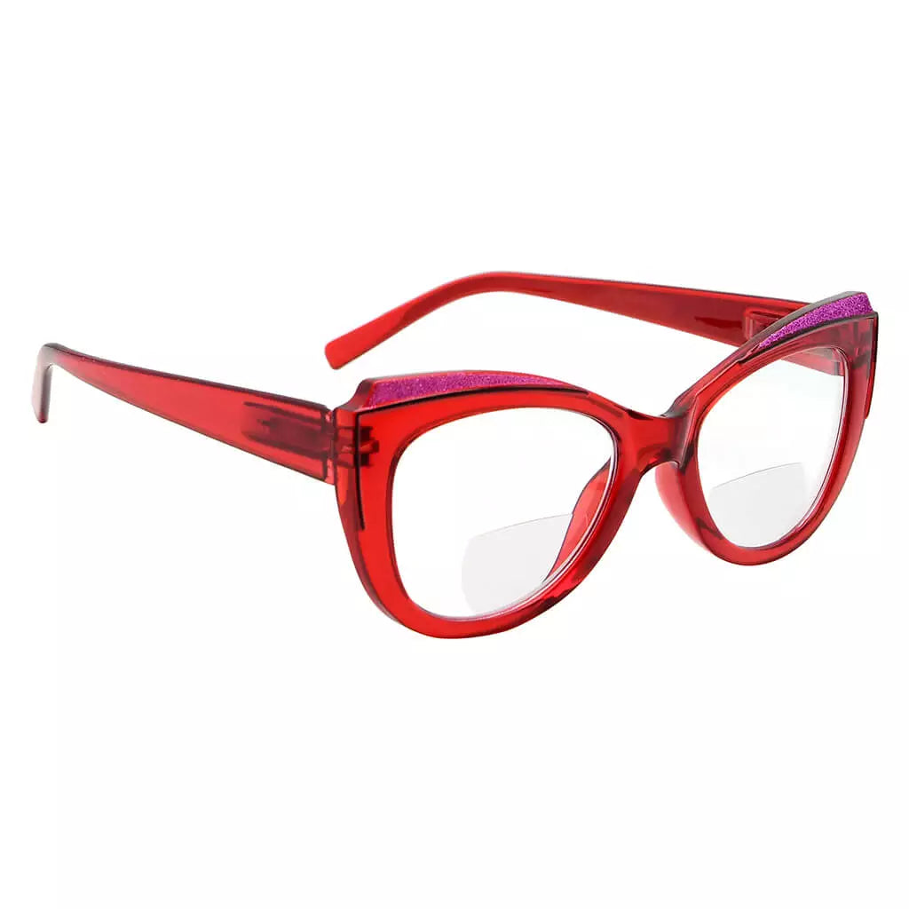Cat-Eye Bifocal Reading Glasses for Women