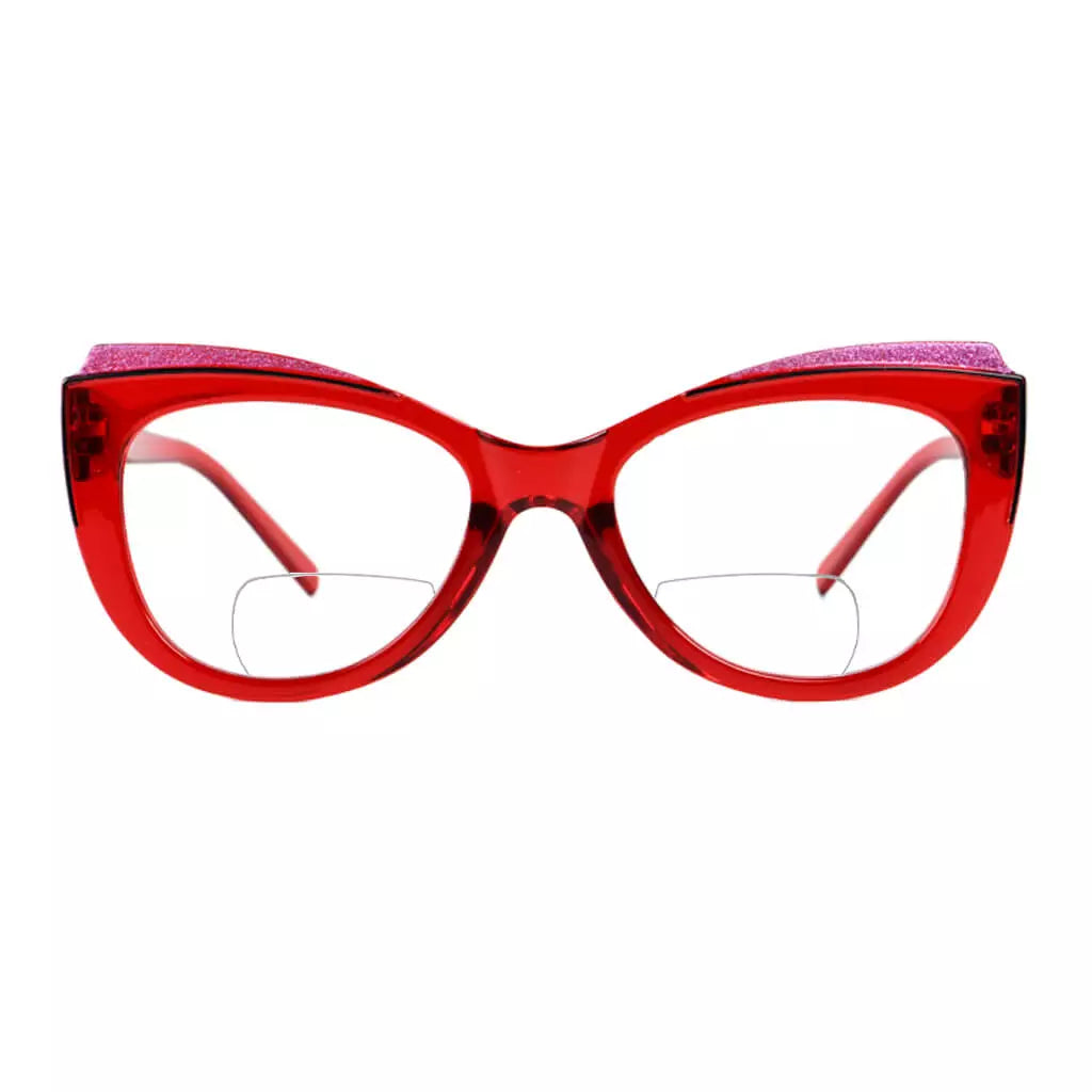 Cat-Eye Bifocal Reading Glasses for Women