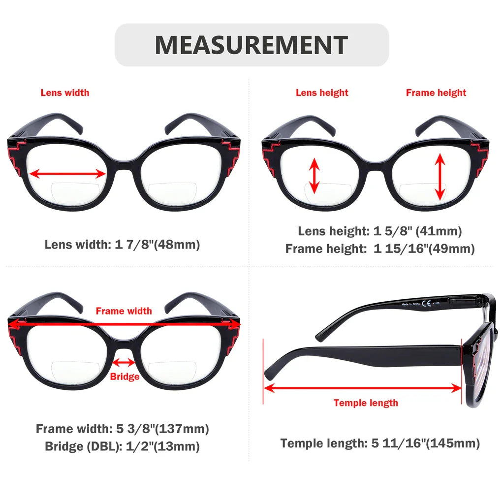 Bifocal Reading Glasses for Women
