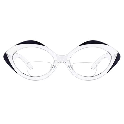 Oval Bifocal Reading Glasses Women