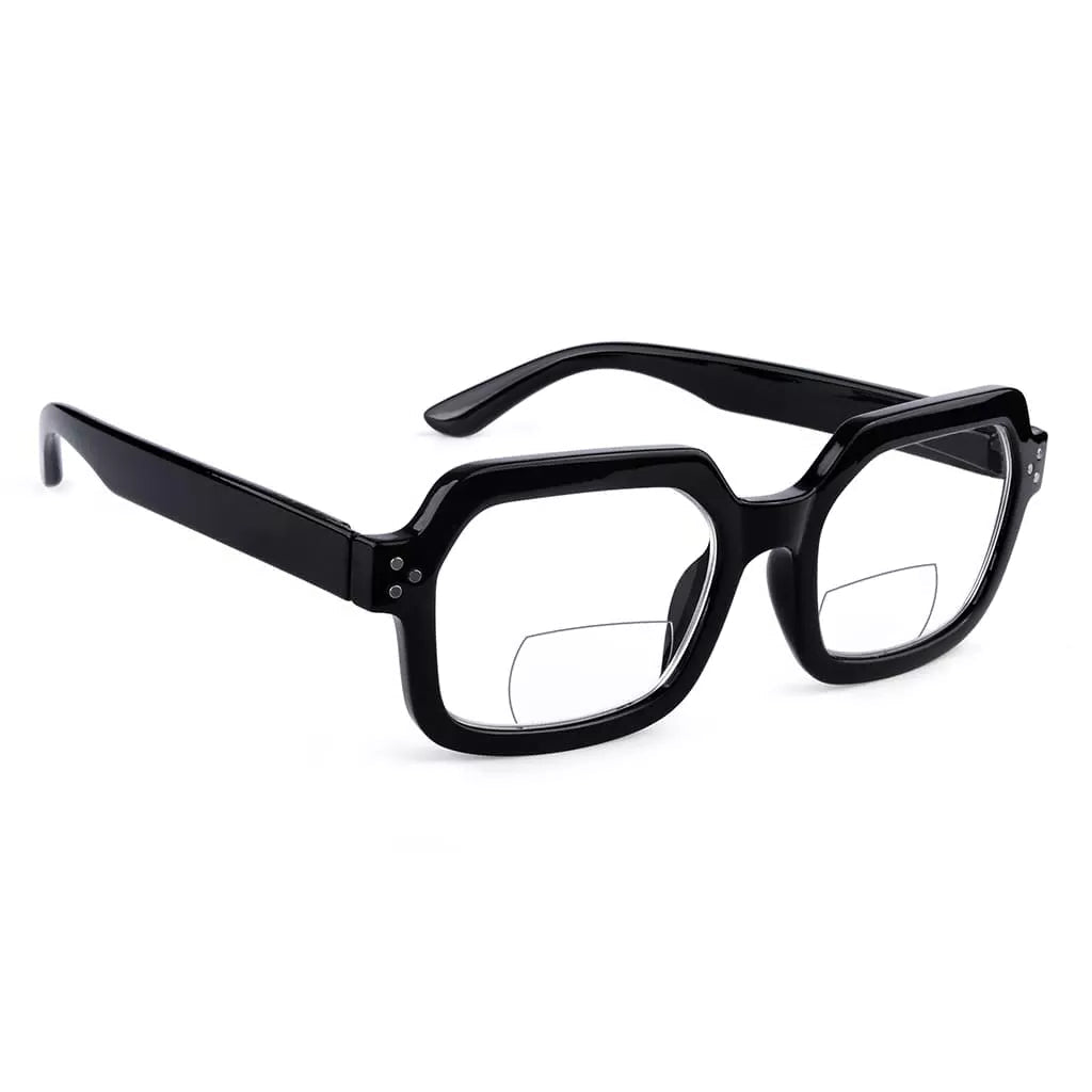Hexagon Bifocal Reading Glasses Women