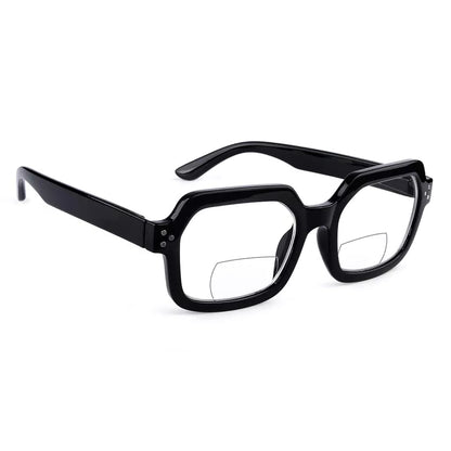Hexagon Bifocal Reading Glasses Women