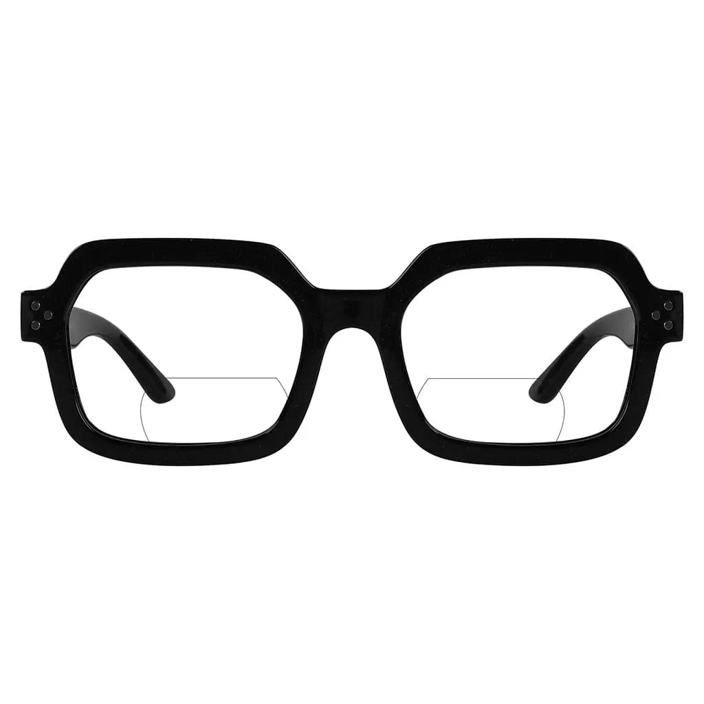 Hexagon Bifocal Reading Glasses Women