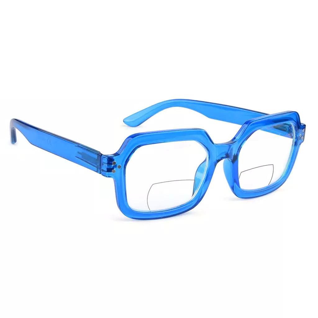 Hexagon Bifocal Reading Glasses Women