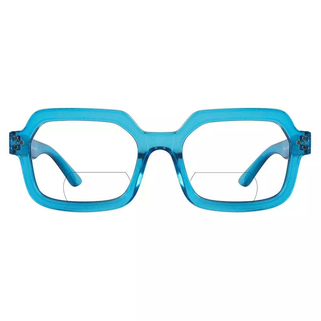 Hexagon Bifocal Reading Glasses Women
