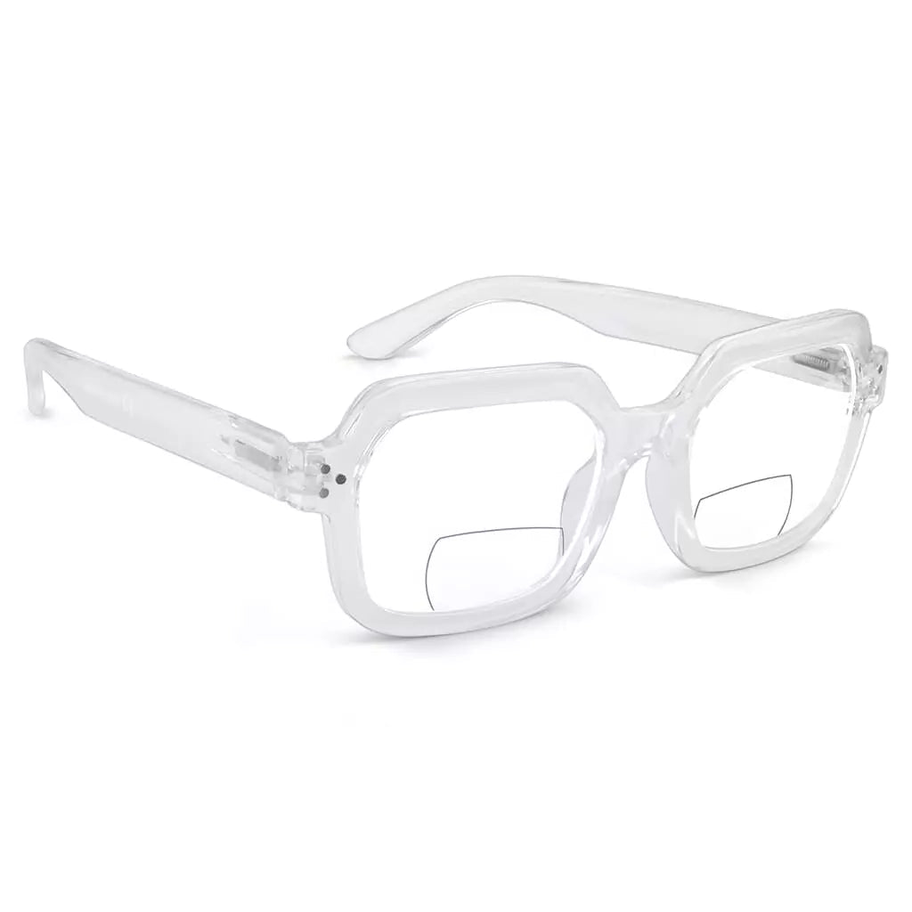 Hexagon Bifocal Reading Glasses Women