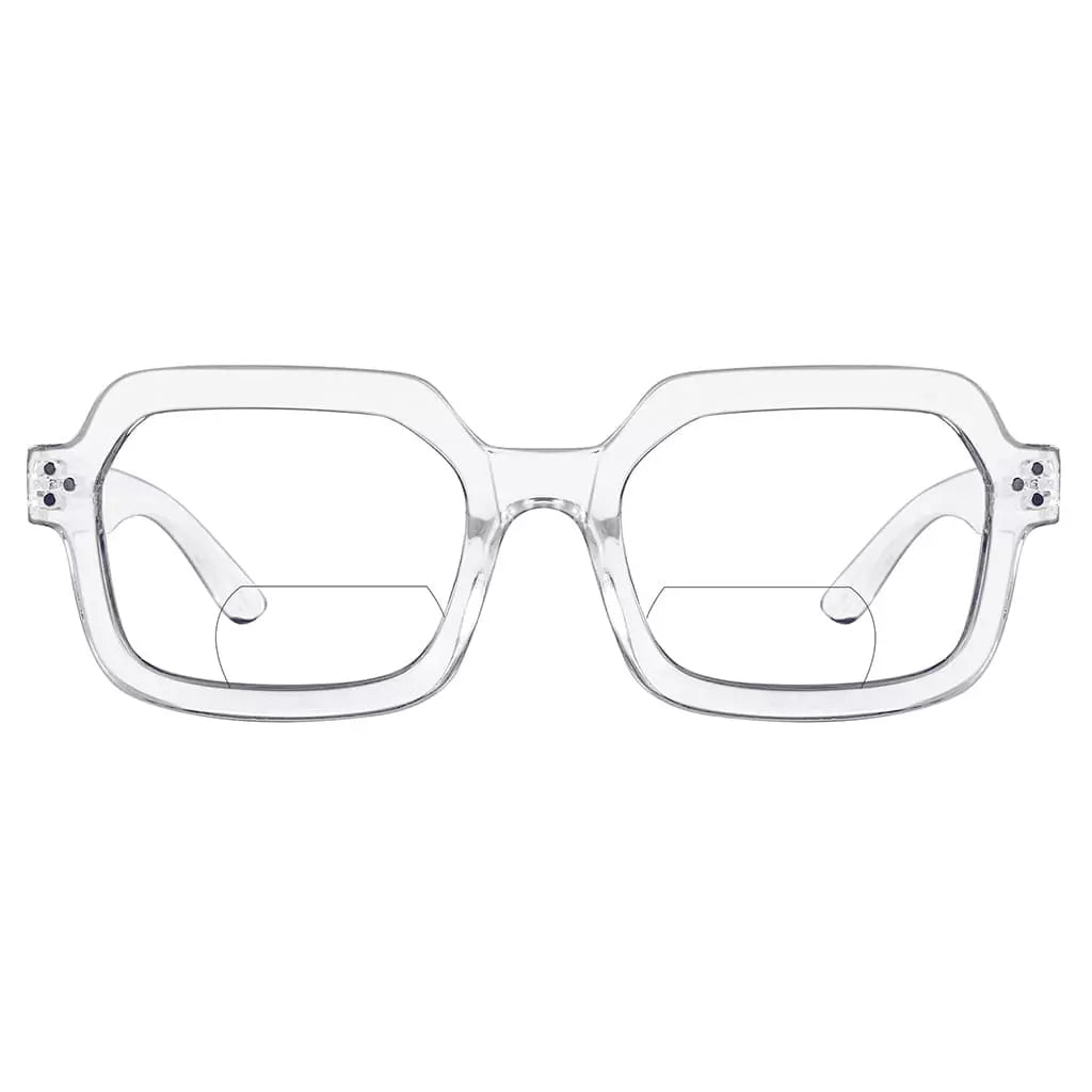 Hexagon Bifocal Reading Glasses Women