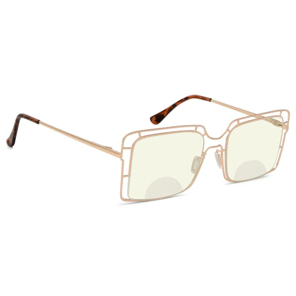 Bifocal Blue Light Blocking Reading Glasses Women