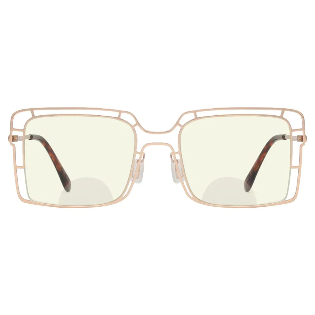 Bifocal Blue Light Blocking Reading Glasses Women