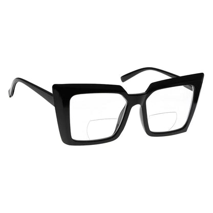 Oversized Transition Photochromic Bifocal Reading Glasses for Women