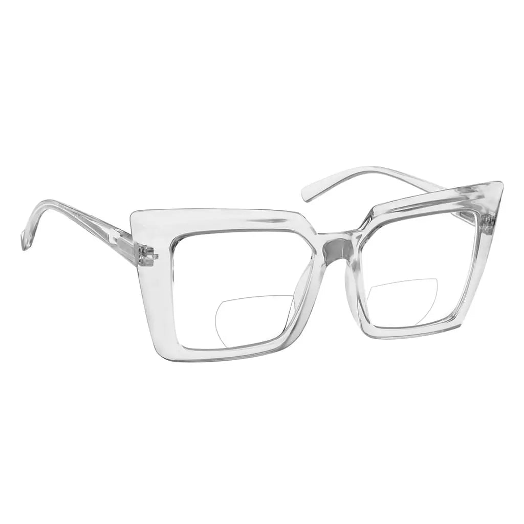 Oversized Transition Photochromic Bifocal Reading Glasses for Women