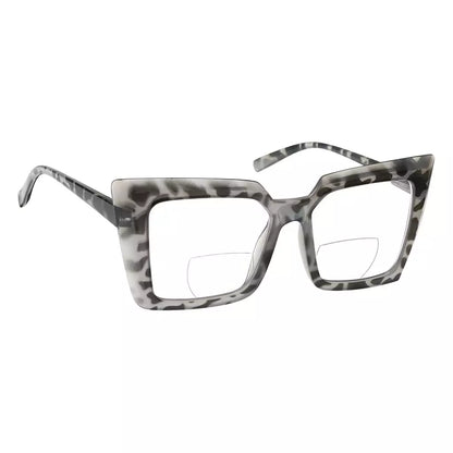 Oversized Transition Photochromic Bifocal Reading Glasses for Women